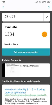 Microsoft Math android App screenshot 1